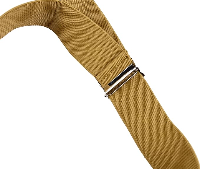 Suspenders for Men Y Back Adjustable Elastic with Strong Clips 47 Inches
