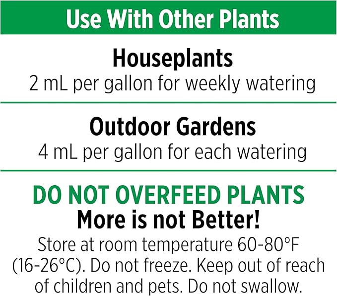 Miracle-Gro AeroGarden Liquid Plant Fertilizer for Use in AeroGarden Hydroponic Indoor Garden, 3 fl. oz.
