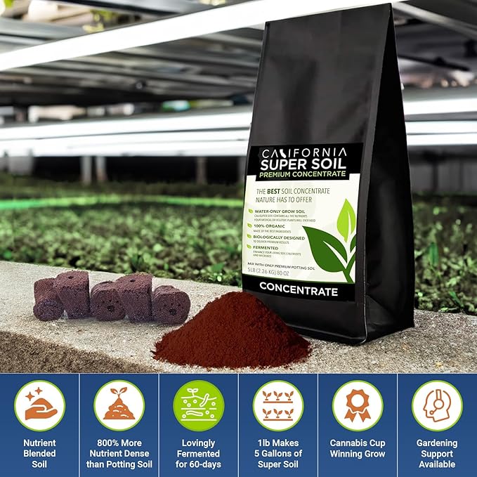 California Super Soil Organic Autoflower Concentrate (5Lbs)