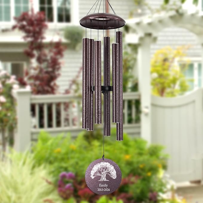 Retirement Wind Chimes Personalized, Retirement Gifts for Woman/Man, Retirement Gifts for Teachers/Worker, Custom Wind Chimes Outdoor 36" (Produced in USA)