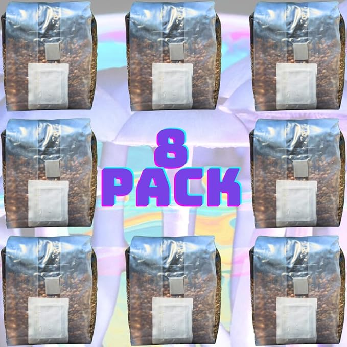 Mushroom Grow Kit - Magic All in One Mushroom Grow Bags (Pack of 8)