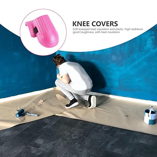 Angoily 2 Pairs Tile Knee Pads Protective Gear for Workers Thick Kneeling Cushions Lightweight Knee Protection for Masonry and Tiling Tasks