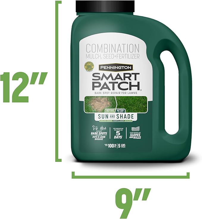 Pennington Smart Patch Sun and Shade Mix, 5-Pound Jug