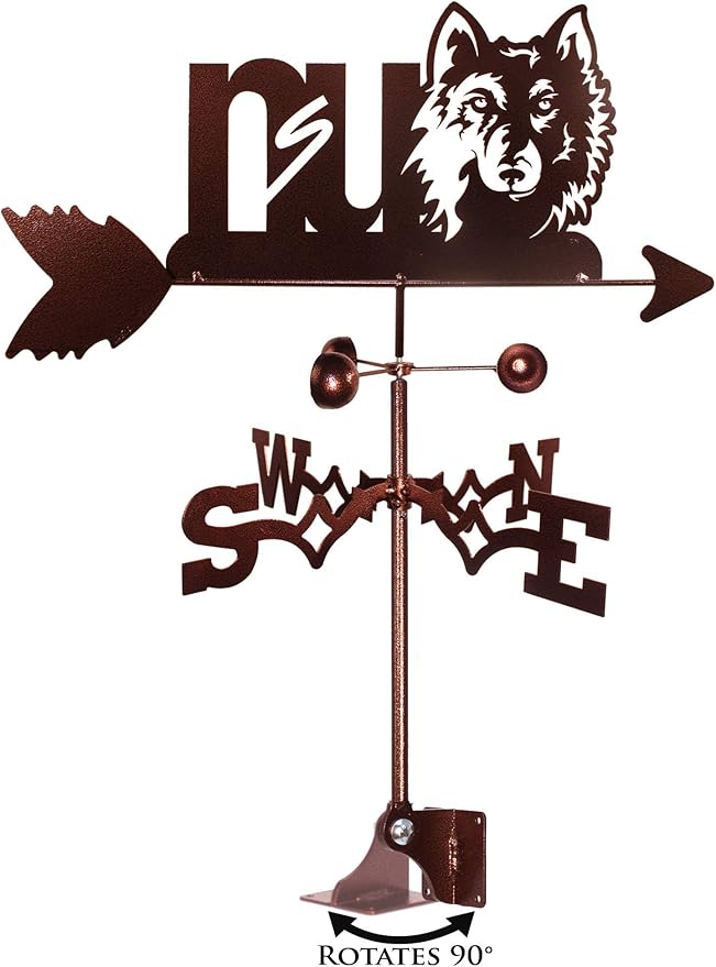 SWEN Products Northern State Wolves Weathervane (Adjustable Mount Include)