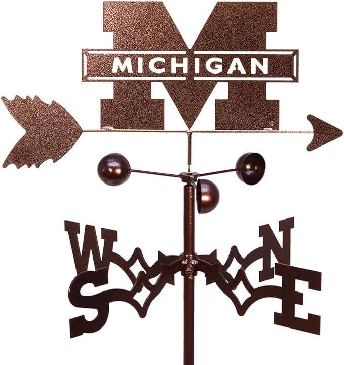 SWEN Products Michigan Wolverines Weathervane (Adjustable Mount)
