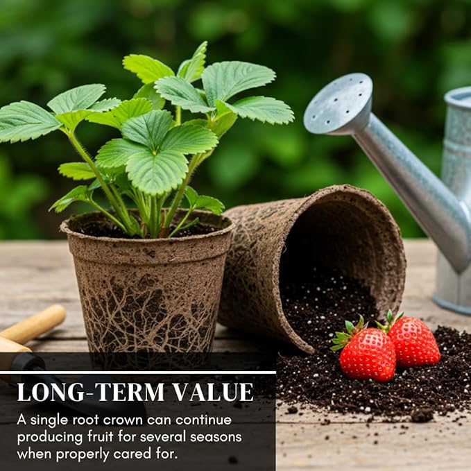 All Star Strawberry Plants - Grow Giant Strawberries - Bare Root Plants - No Ship to California (15 Strawberry Plants)