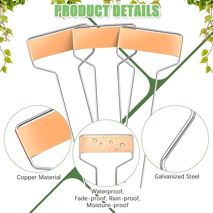 Moxweyeni 60 Pcs Metal Garden Tags Plant Labels for Garden Waterproof Plant Markers with 2 Permanent Pen Planting Nursery Tags Reusable Labels Stake for Plants(6 Inch)