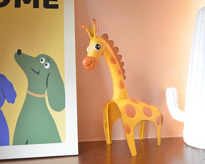 GIFTME 5 Garden Giraffe Sculpture Outdoor Decor for Patio,Backyard,Porch,Lawn Spring Garden Statues,Kid's Room Decor