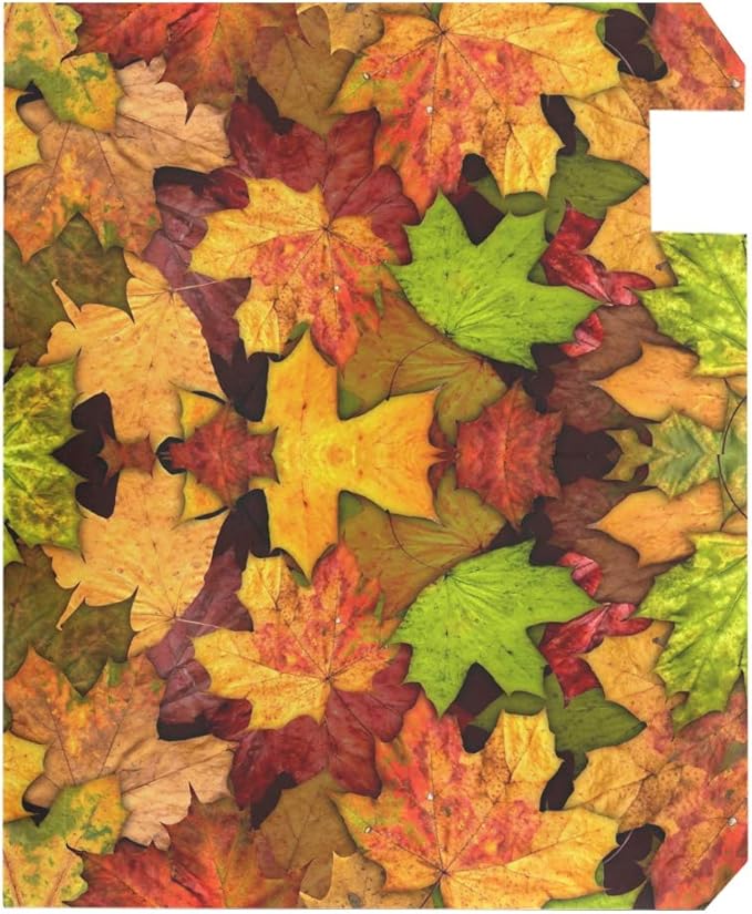 ALAZA Thanksgiving Autumn Leaves Magnetic Mailbox Cover MailWraps Garden Yard Home Decor for Outside Oversized-25.5" x20.8"