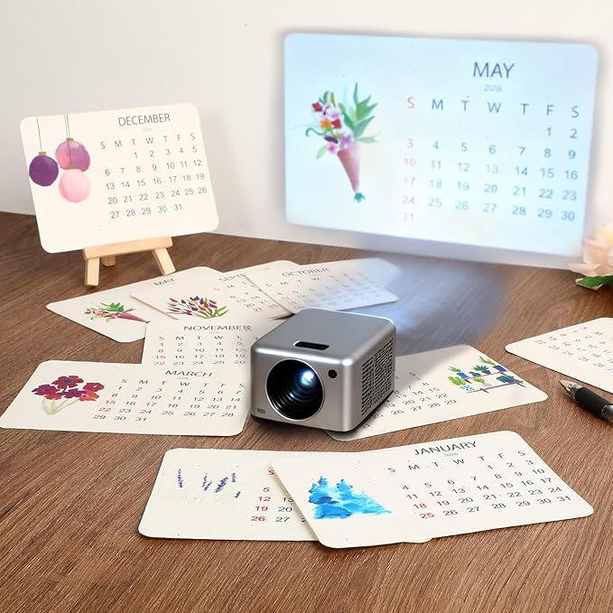 Eco-Friendly Plantable Love Seed Calendar 2026, Month Biodegradable Seed Paper Planner with Wildflower, Herb & Fruit Seeds for Home Decor and Adding Nature