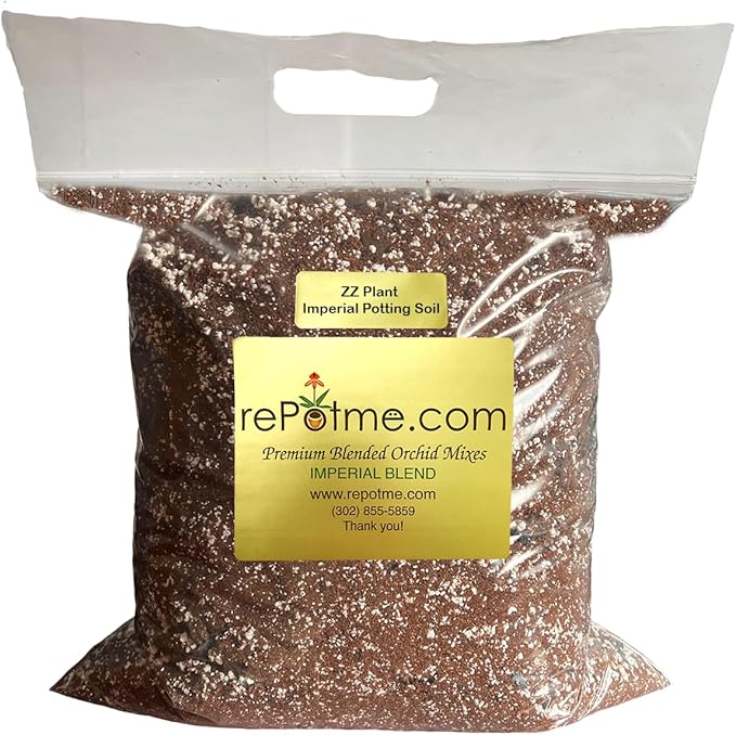 rePotme ZZ Plant Potting Soil - Imperial Houseplant Mix - Junior Bag (4 Quarts) - Great Potting Mix for Indoor Plants