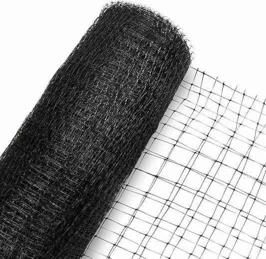 KLEWEE Bird Netting, 7.5 x 25 FT Heavy Plastic Duty Garden Netting to Protect Fruit Trees, Plants and Vegetables Against Birds, Deer, Squirrels and Other Animals