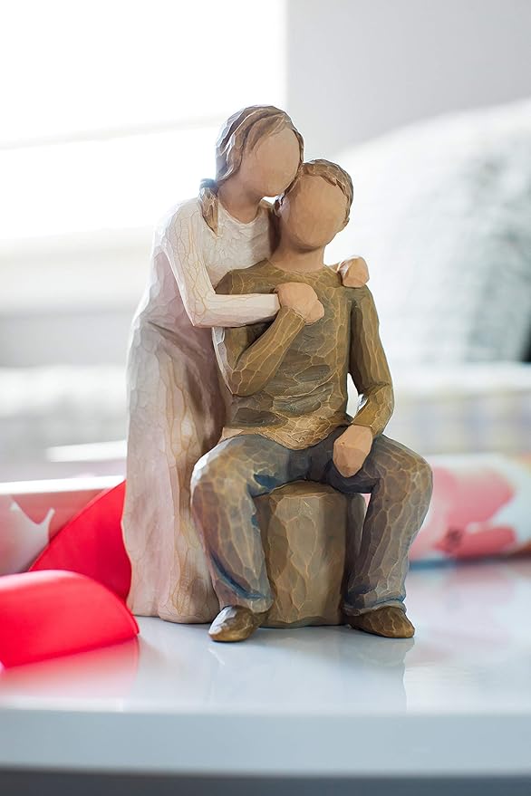 Willow Tree You and Me, Sculpted Hand-Painted Figure (Lighter Skin Tones & Hair Color)