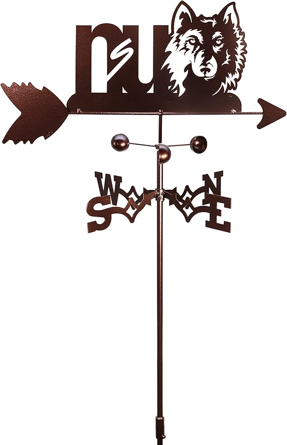 SWEN Products Northern State Wolves Weathervane (Garden Stake Included)