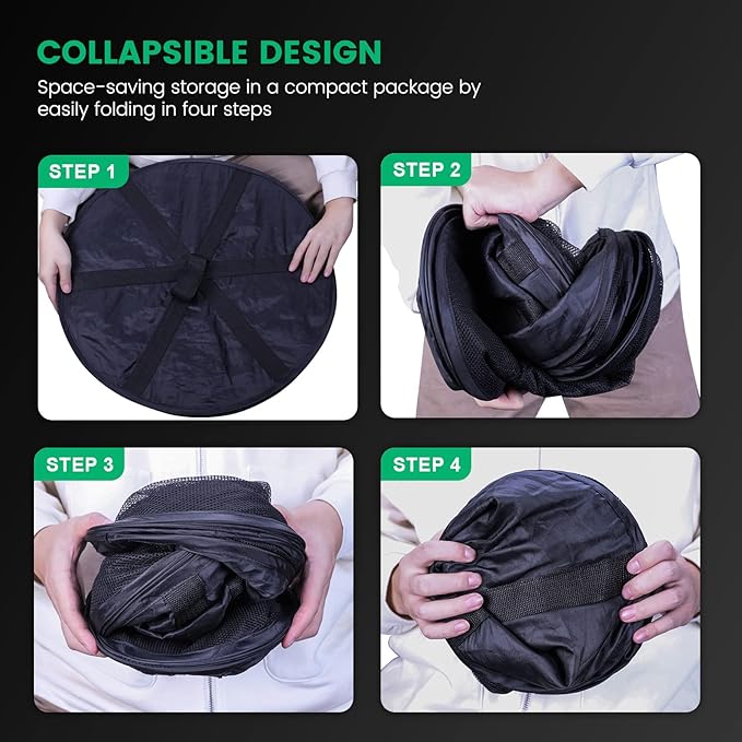 MARS HYDRO Herb Drying Rack, 2 ft 6 Layers Hanging Mesh Plant Racks with Zipper, Grow Tent Drying Rack for Herbs, Flowers, Seeds