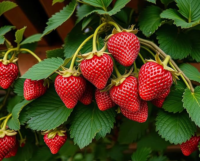 Red Sparkle Strawberry Plants - Fruit Very Firm, Sweet, High Yields (30 Plants)