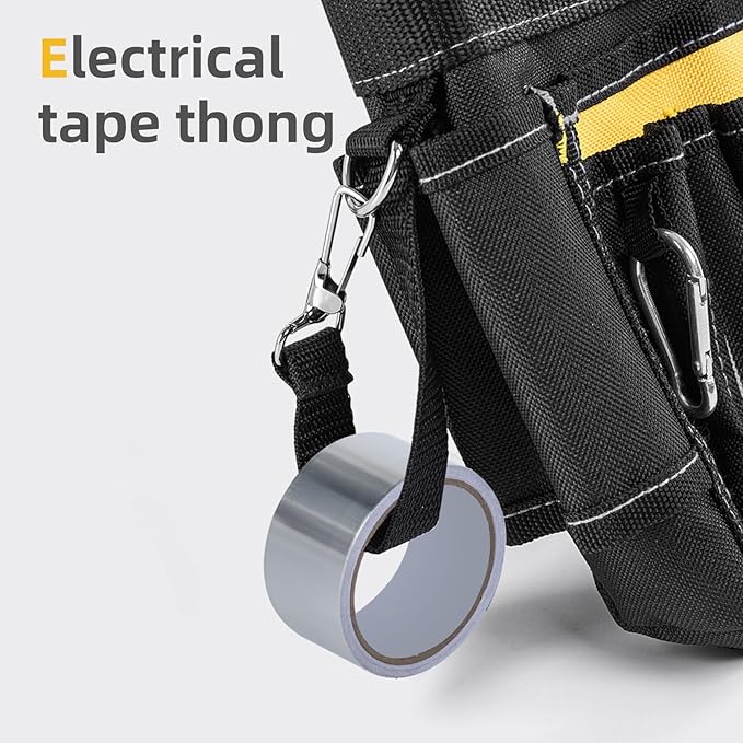 Deli Utility Pouch Heavy Duty Durable with Electrical Tape Thong