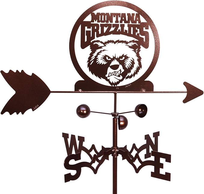 SWEN Products Montana Grizzlies Weathervane (Roof Mount Included)