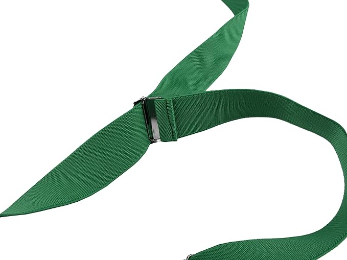Suspenders for Men Y Back Adjustable Elastic with Strong Clips 47 Inches