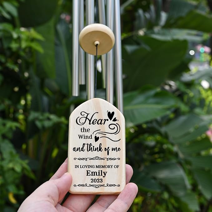 Sympathy Wind Chimes - Memorial Gifts for Loss, Bereavement Gifts in Memory of Loved Ones