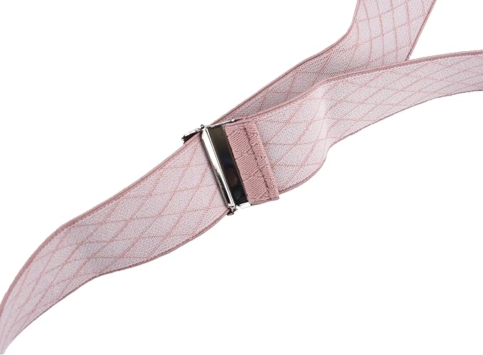 Suspenders for Men Y Back Adjustable Elastic with Strong Clips 47 Inches