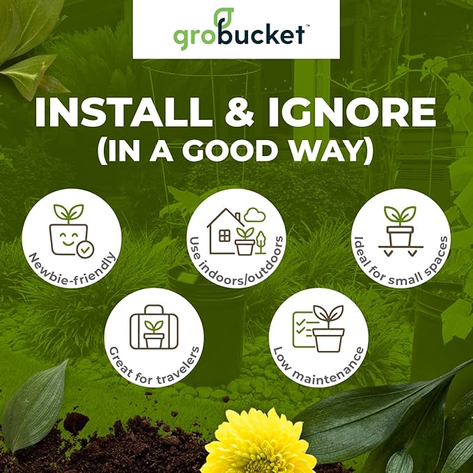 Self-Watering Planter Insert (3PK) - Turn Any Bucket into a Self-Watering Container Garden