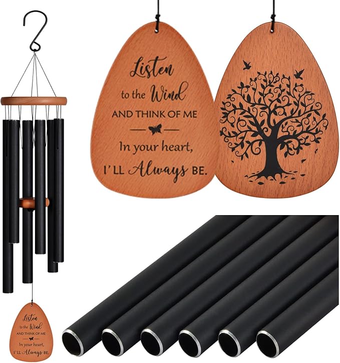 Wind Chimes for Outside, Memorial Wind Chimes for Loss of Loved one, Memorial/Sympathy/Remembrance Gifts,Outdoor Clearance for Home & Garden Decor