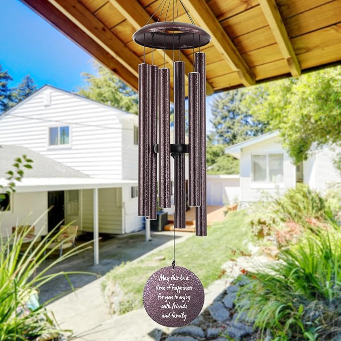 Retirement Wind Chime, Retirement Wind Chime for 2024, Retirement Gift for Woman,Happy Retirement Gifts for Teachers, Nurses, Coworkers, Relax and Enjoy Happy Retirement