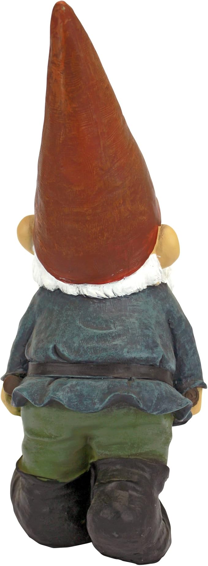 Design Toscano QM2433000 Wheelbarrow Willie Garden Gnome Statue Bird Feeder, 12 inch Multicolored