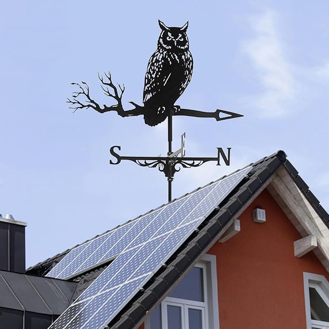 Shape Weathervane Fence Mount Weather Vane Crafts 30''