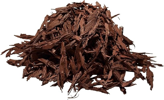 – 100% Wire-Free Premium Grade Shredded Rubber Mulch for Playgrounds & Landscaping | Safe for Kids & Pets, No Replacement Needed, Ultra Durable | Red, 10 lb (0.6 cu ft)