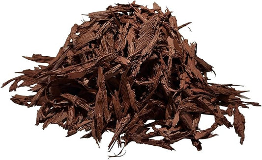 – 100% Wire-Free Premium Grade Shredded Rubber Mulch for Playgrounds & Landscaping | Safe for Kids & Pets, No Replacement Needed, Ultra Durable | Red, 10 lb (0.6 cu ft)