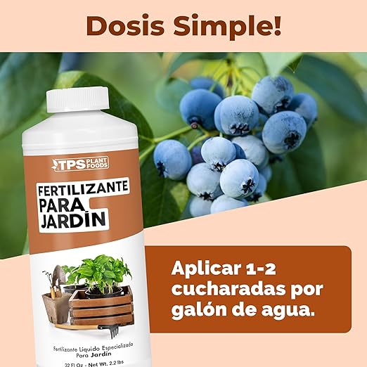 Fertilizante para Jardín, Complete Liquid Garden Plant Food, 32 oz (1 Quart)