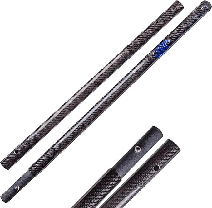 CKG Carbon Fiber Travel Sand Scoop Shovel Handle Universal Lightweight Pole for Beach Metal Detecting Long Rod with 28.5mm/1 1/8 " Diameter