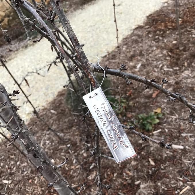 Aluminum Plant Labels - 120PCS Metal Tags with Wires for Plant Markers, Tree Tags, Outdoor Identification and Greenhouse