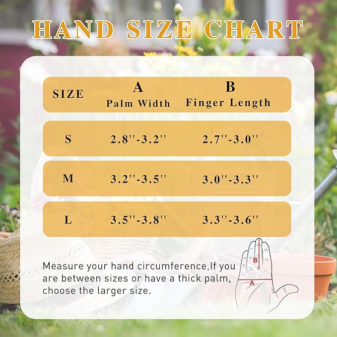 HANDLANDY Long Garden Gloves Thorn Proof for Women & Men, Rose Pruning Gauntlet Gloves, Best Protection Tool for Gardener