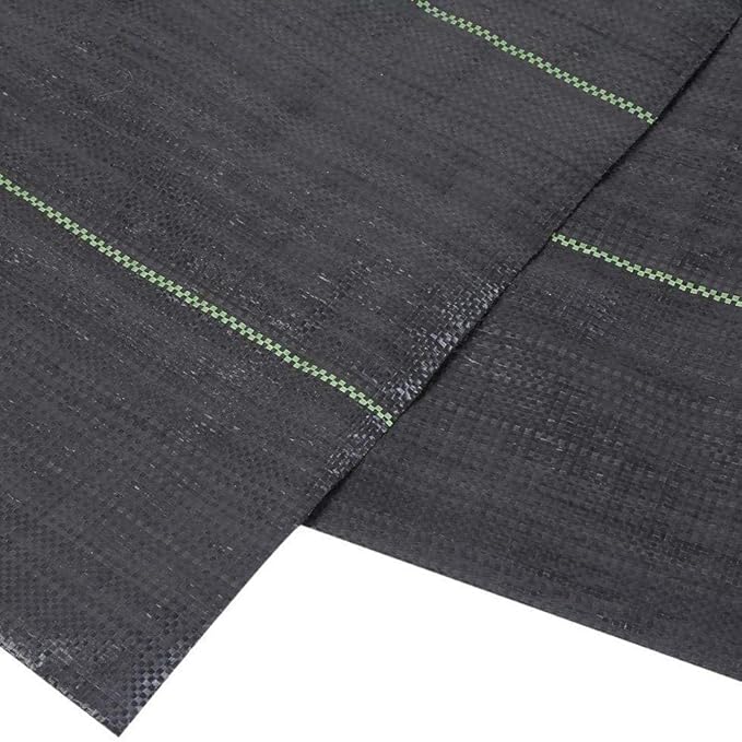 Agfabric 5x100ft Landsacpe Ground Cover Heavy Duty PP Woven Weed Barrier,Soil Erosion Control and UV stabilized, Plastic Mulch Weed Block