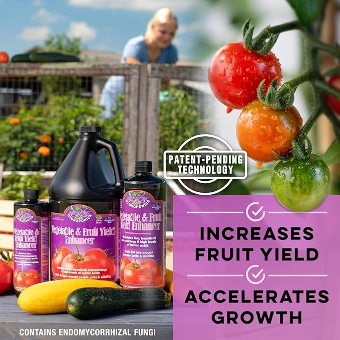Microbe Life Hydroponics Additive Kit, Includes One 16-Ounce Bottle Each of Photosynthesis Plus, Foliar Spray & Root Dip, and Vegetable and Fruit Yield Enhancer, Use with Any Feeding Systems