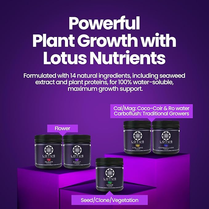 Bloom Pro Series - Hydroponic Plant Nutrients and Fertilizer, Water Soluble Plant Food, for Coco Coir Hydro and Soil, Enhances Flowering and Fruiting, Indoor and Outdoor Grows (32oz)