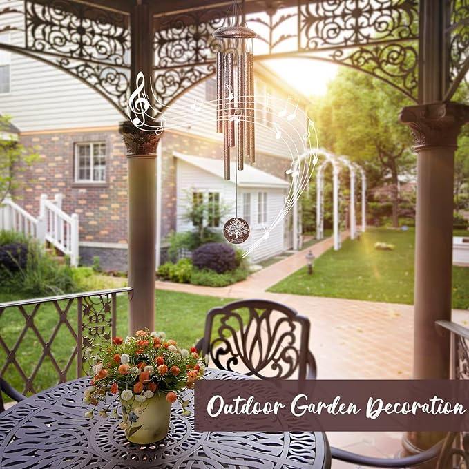 Memorial Gifts for Loss of Sister, 25''Memorial Wind Chimes of Sympathy Gifts for Loss of Sister, Bereavement, Condolence, Remembrance Gifts,Windchimes in Memory
