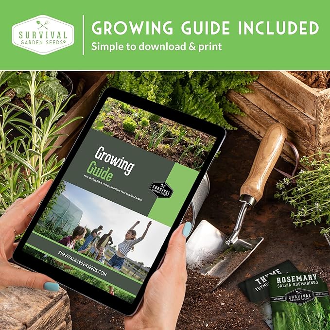 Fall & Winter Vegetable Seed Collection – 8 Packs of Non-GMO Heirloom Seeds for Planting Vegetables | Autumn & Indoor Gardening Seed Pack – Survival Garden Seeds