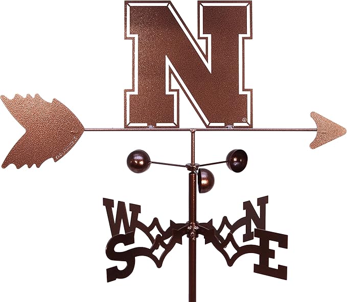 SWEN Products Nebraska Huskers Weathervane (Garden Stake Included)