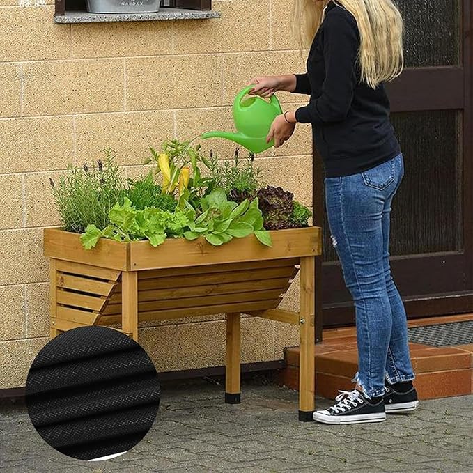 63x83 Inch Planter Liner, Fabric Planter Basket Liner for Large Veg Trough, Non Woven Fabric Plant Liners, Replacement Felt Window Box Liners, Outdoor Raised Bed Planter Liner for Garden Flower Pot