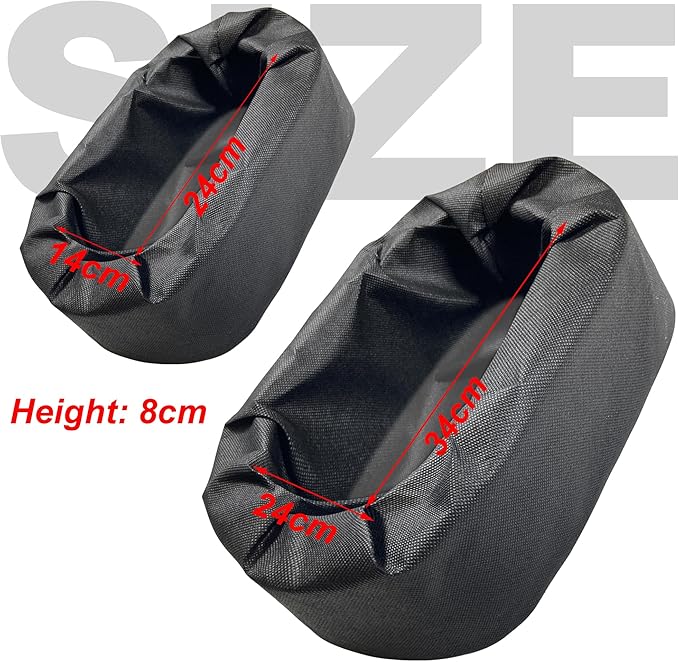 2pcs Floating Pond Planter Woven Fabric Floating Planters for Ponds Hydroponics Floating Planter for Ponds Water Features and Aquascape Decorations, Black (Oval)