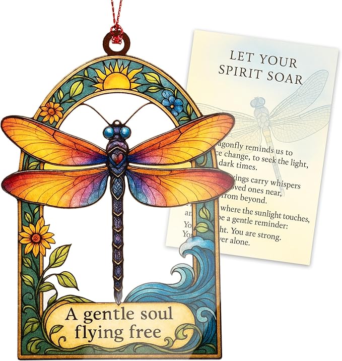 Christmas Ornaments - Dagonfly Ornament - Dragon Fly Gift for Women - Dragonfly Gifts - Dragonfly Ornaments - Christmas Ornament 2025 - White Elephant Gifts - Xmas Tree Hanging