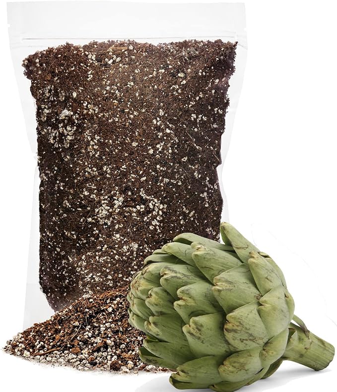 GARDENERA Premium Organic Potting Soil for Artichoke - (2 Quart Bag)