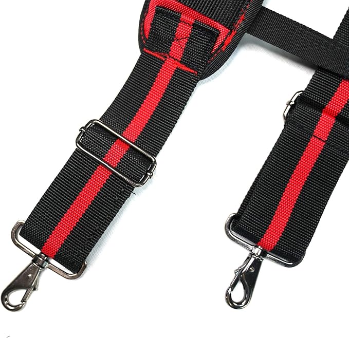 MELOTOUGH Tool Belt Suspenders for Work Belt Suspenders Heavy Duty Padded Suspenders for Electrician/Construction/Farmer
