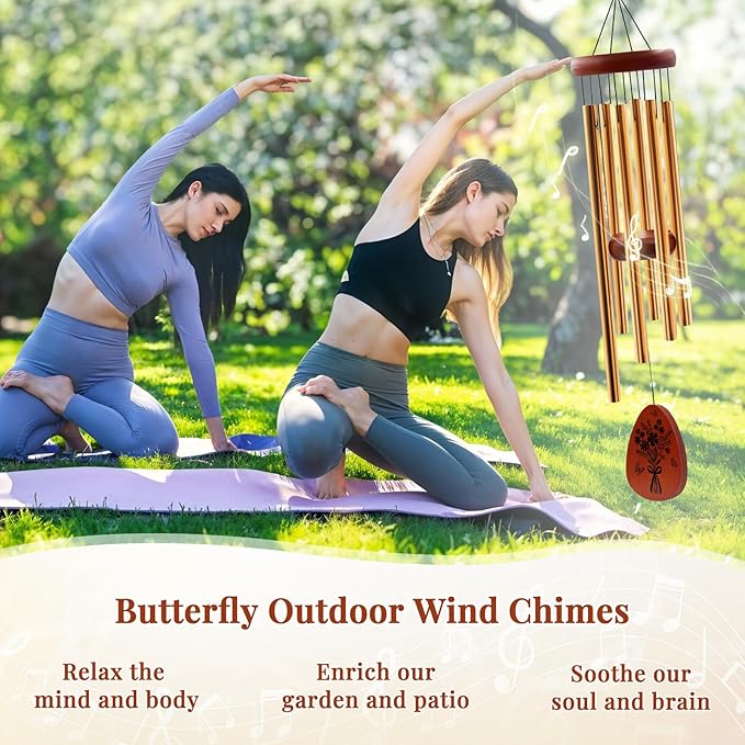 Friendship Gifts for Women, Birthday Gifts for Women Friendship, Best Friends Wind Chimes Gift for Christmas Thanksgiving, Gift for Friend BFF Sister for Garden Home Outdoors Decorations
