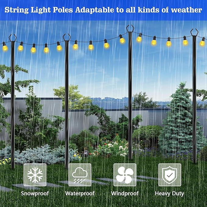 SINLEY Permanent Outdoor RGB Lights,Waterproof Smart LED Eaves Lights with App/Remote Control,for Christmas and All Holiday Decor,Daily and Accent Lighting,House Roof and Garden Lighting (4 Pack)