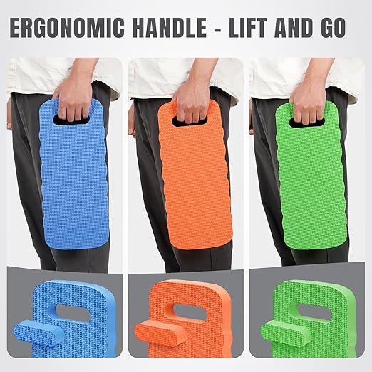 INNO STAGE 3 Packs Extra Thick Kneeling Pad, Large knee cushions Waterproof, Soft & Supportive Foam Knee Pads for Gardening, Baby Bathing, Mechanic, Yoga, Exercise & Workout Supplies